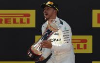 Lewis Hamilton: postales del triunfo en el GP de España 2017