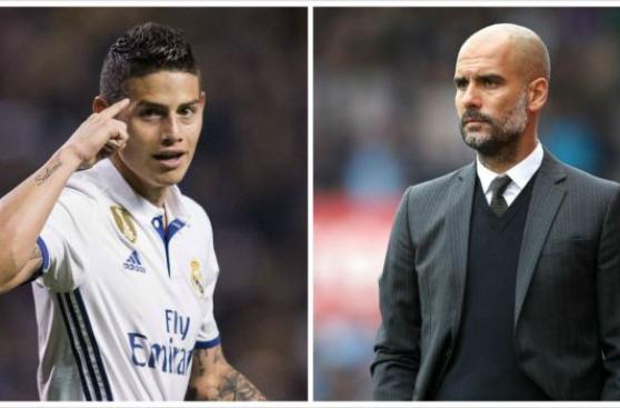 ¿James Rodríguez a la Premier? Pep Guardiola elogió su calidad