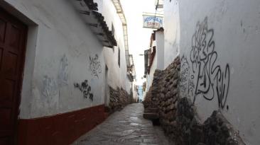 Pintas dañan el Centro Histórico de Cusco [FOTOS]