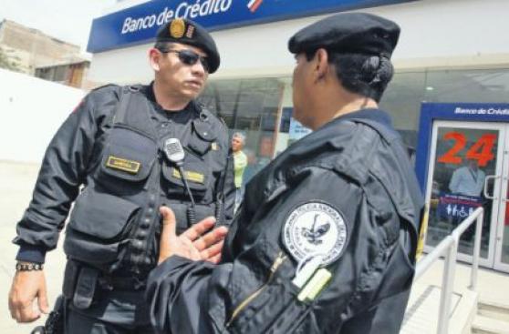 Policías volverán a resguardar los bancos la próxima semana