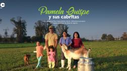 Pamela Quispe y sus cabritas