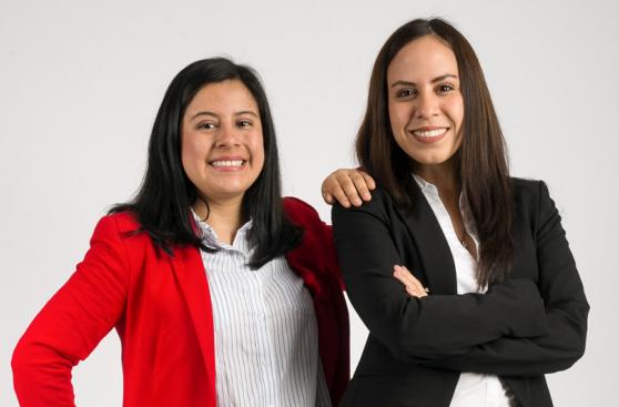 Cecilia Vega y Adriana Sinche: creadoras de 'Chapa tu beca'