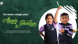 Un nuevo colegio para Angie y Jhostyn