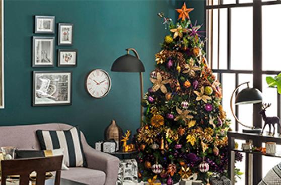 Inspírate con las últimas tendencias en árboles navideños